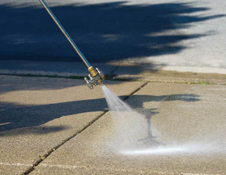 Sidewalk cleaning