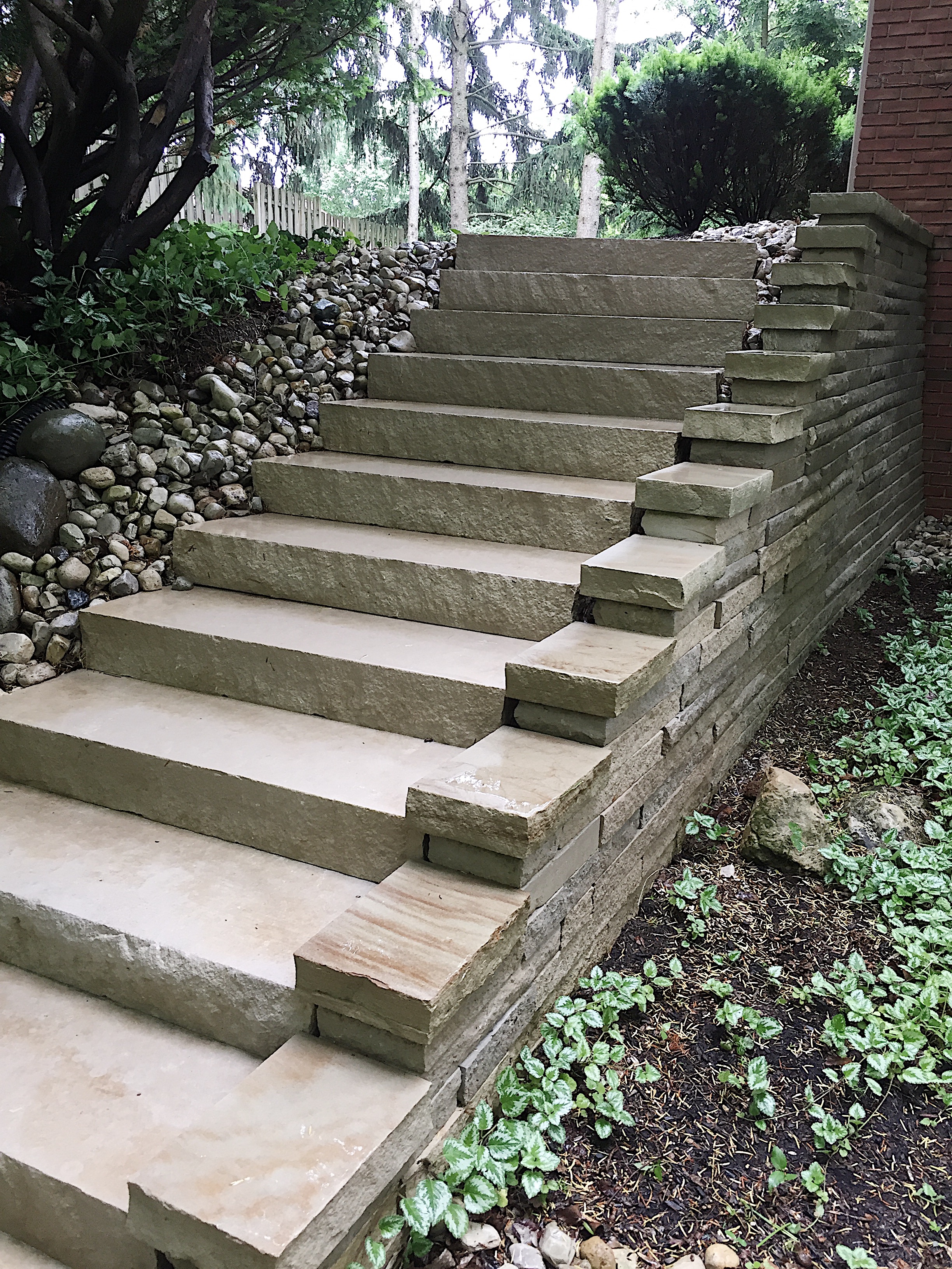 Bringing Back the Beauty: Pressure Washing Concrete Stairs in Hilliard, Ohio