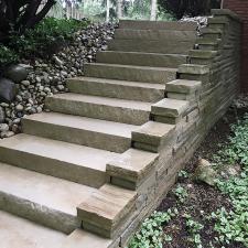 Bringing Back the Beauty: Pressure Washing Concrete Stairs in Hilliard, Ohio